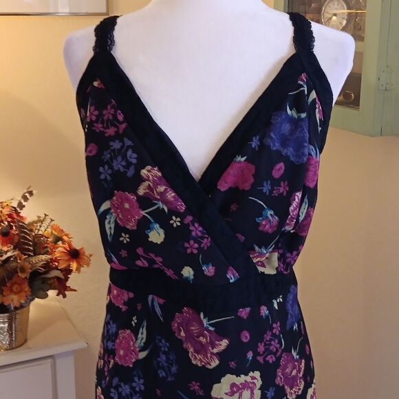 NWT. Torrid x Betsey Johnson Black Floral Dress.Dark Floral,Whimsigoth,Cocktail. - Picture 4 of 14